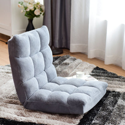 Pliable Chaise de Méditation Canapé-Lit avec 14 Positions Réglables - Dimensions 54,5 x 54,5 x 56 cm - Disponible en 12 Couleurs