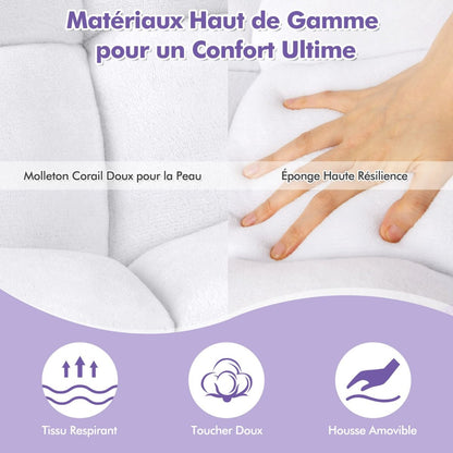 Pliable Chaise de Méditation Canapé-Lit avec 14 Positions Réglables - Dimensions 54,5 x 54,5 x 56 cm - Disponible en 12 Couleurs