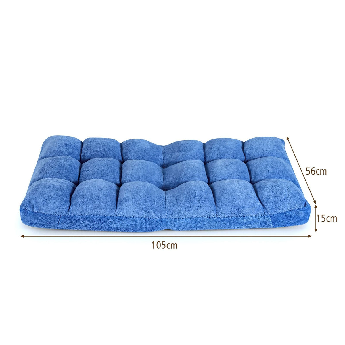 Pliable Chaise de Méditation Canapé-Lit avec 14 Positions Réglables - Dimensions 54,5 x 54,5 x 56 cm - Disponible en 12 Couleurs