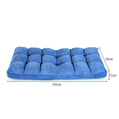 Pliable Chaise de Méditation Canapé-Lit avec 14 Positions Réglables - Dimensions 54,5 x 54,5 x 56 cm - Disponible en 12 Couleurs