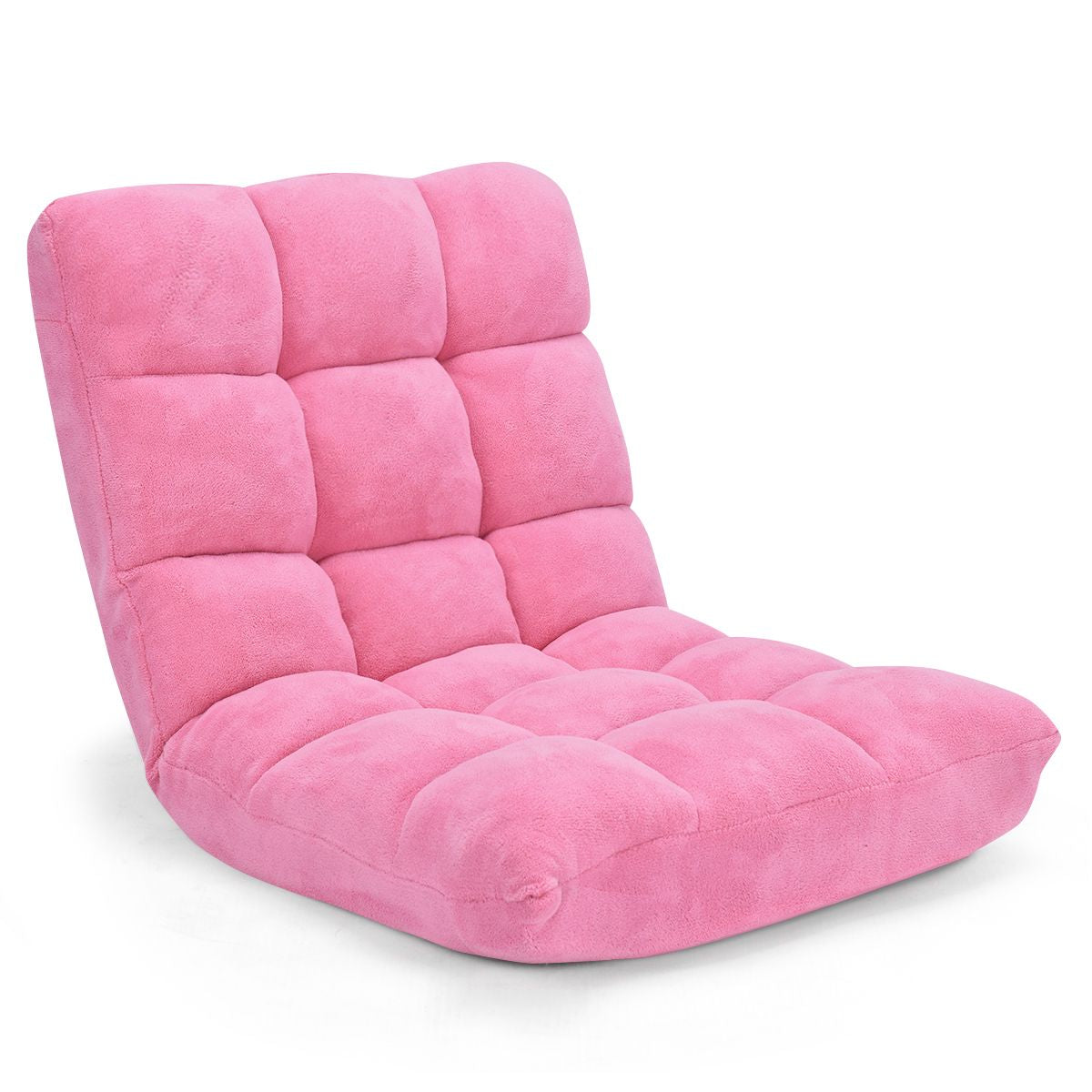 Pliable Chaise de Méditation Canapé-Lit avec 14 Positions Réglables - Dimensions 54,5 x 54,5 x 56 cm - Disponible en 12 Couleurs