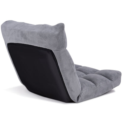 Pliable Chaise de Méditation Canapé-Lit avec 14 Positions Réglables - Dimensions 54,5 x 54,5 x 56 cm - Disponible en 12 Couleurs