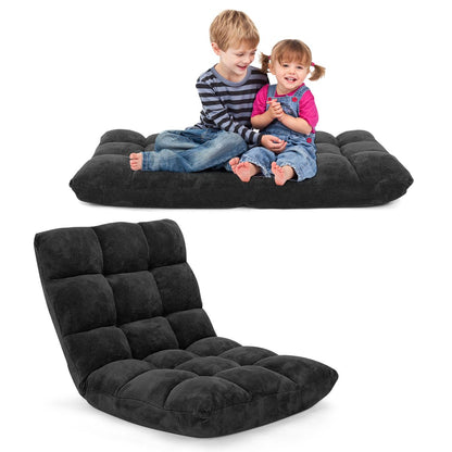 Pliable Chaise de Méditation Canapé-Lit avec 14 Positions Réglables - Dimensions 54,5 x 54,5 x 56 cm - Disponible en 12 Couleurs