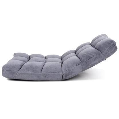 Pliable Chaise de Méditation Canapé-Lit avec 14 Positions Réglables - Dimensions 54,5 x 54,5 x 56 cm - Disponible en 12 Couleurs