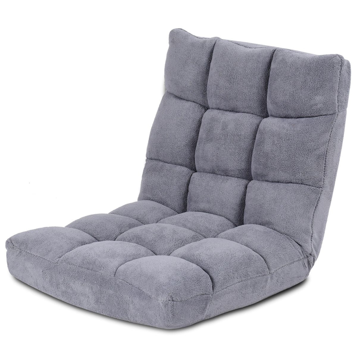 Pliable Chaise de Méditation Canapé-Lit avec 14 Positions Réglables - Dimensions 54,5 x 54,5 x 56 cm - Disponible en 12 Couleurs