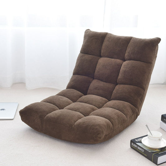 Pliable Chaise de Méditation Canapé-Lit avec 14 Positions Réglables - Dimensions 54,5 x 54,5 x 56 cm - Disponible en 12 Couleurs