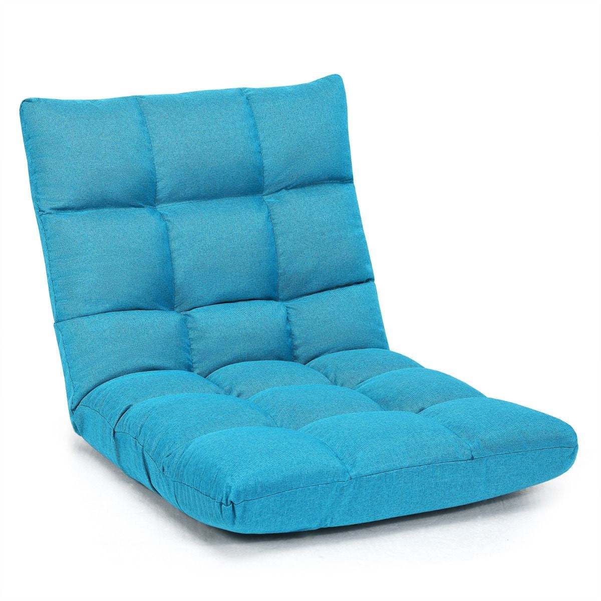 Pliable Chaise de Méditation Canapé-Lit avec 14 Positions Réglables - Dimensions 54,5 x 54,5 x 56 cm - Disponible en 12 Couleurs