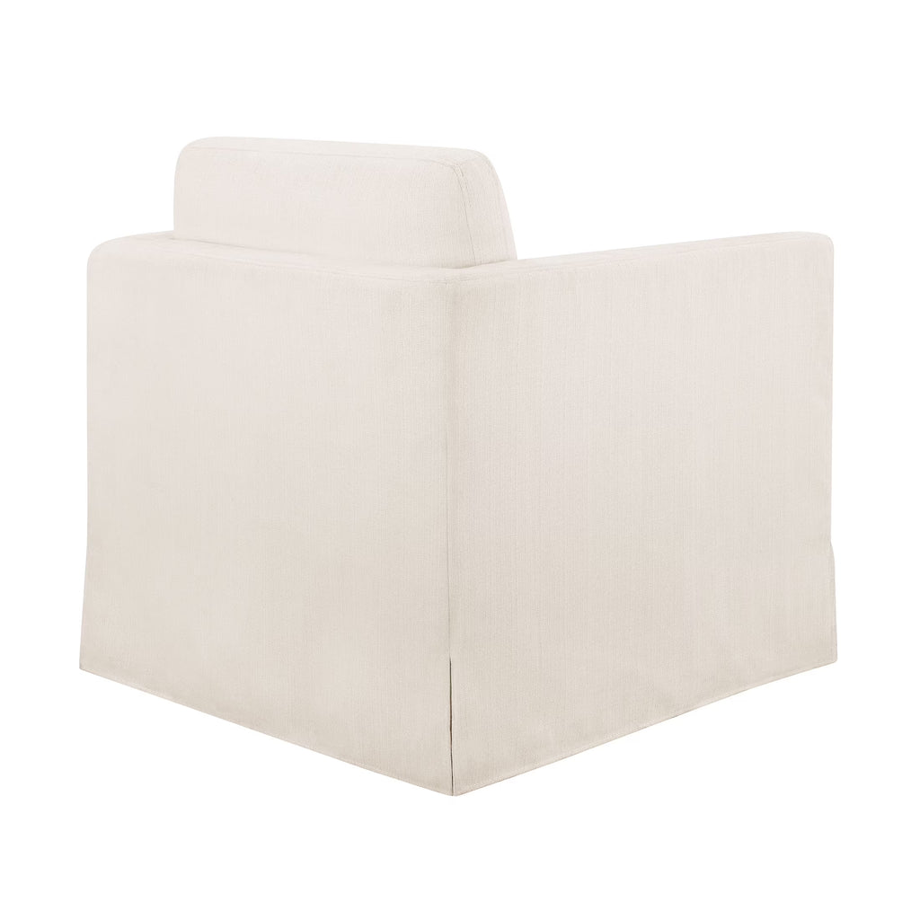 Waylen Swivel Accent Chair, by Dave & Jenny Marrs, Cream