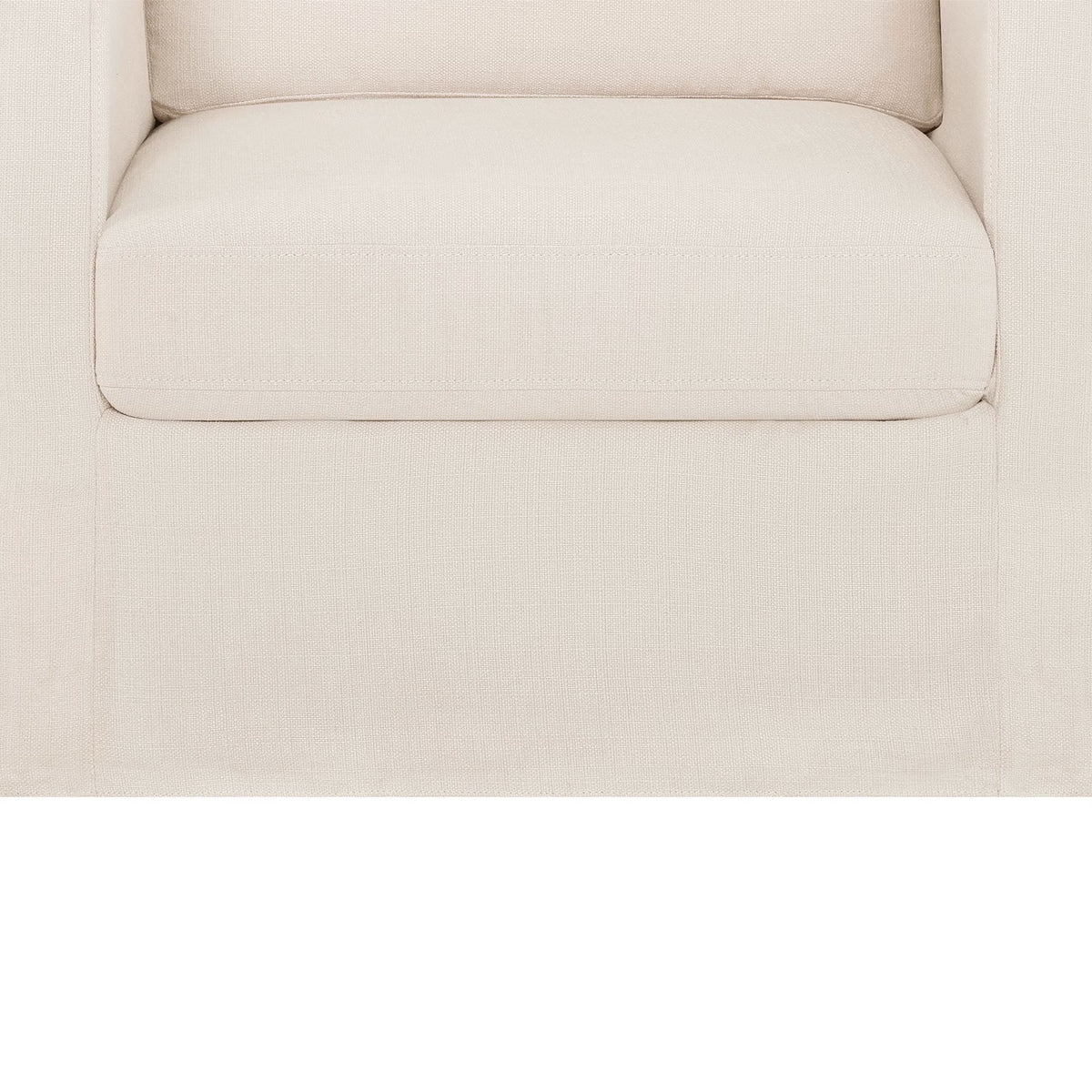 Waylen Swivel Accent Chair, by Dave & Jenny Marrs, Cream